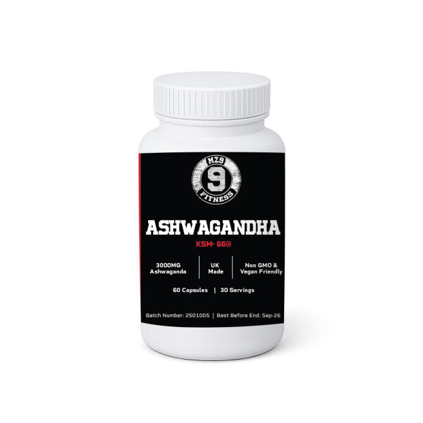MZ9 Sports  - Ashwagandha KSM-66® 60 capsules Thumbnail