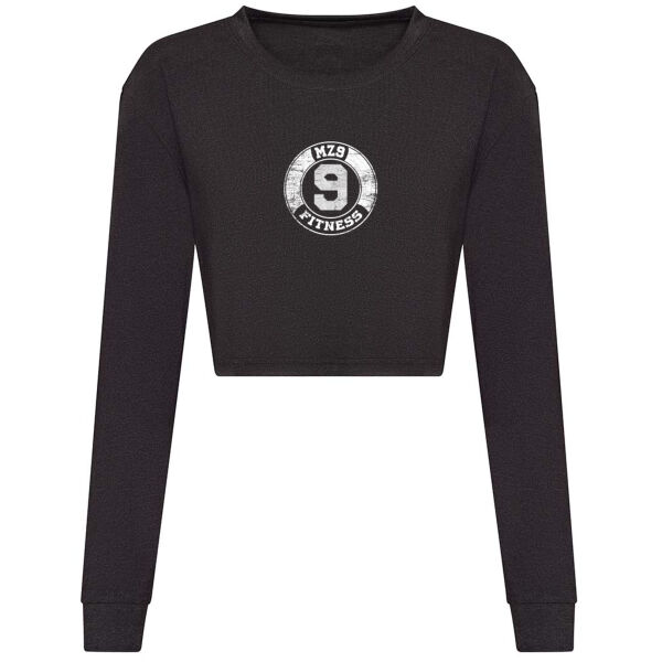MZ9  - Women's Long Sleeve Cropped T Thumbnail